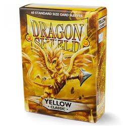 Atm10714 Dp - Dragon Shield Sleeves Playing Cards, Yellow - 60 Sleeves Per Box