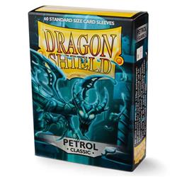 Atm10720 Dp - Dragon Shield Sleeves Playing Cards, Petrol - 60 Sleeves Per Box
