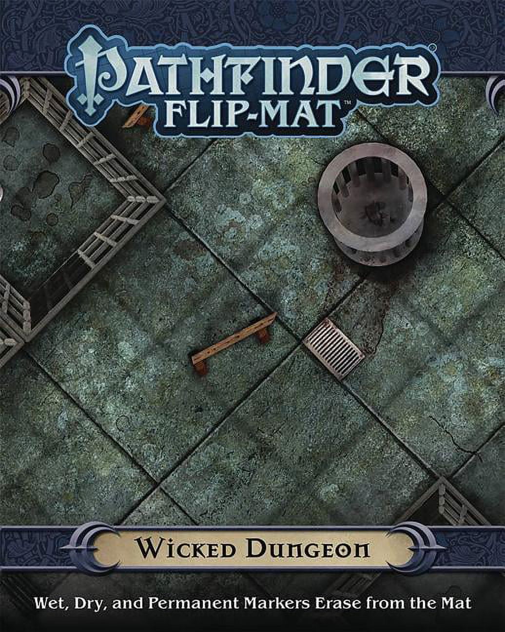 Pzo30098 Pathfinder - Flip-mat - Wicked Dungeon - Board Game