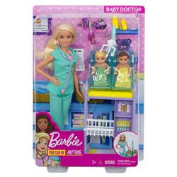 Mttdvg10 Barbie Baby Doctor Playset Doll - 4 Piece