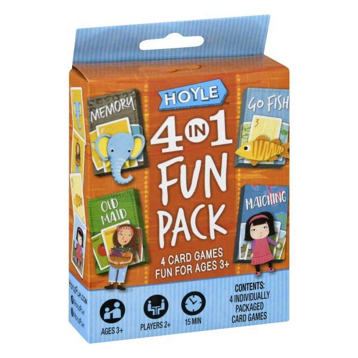 Child Card Games - 4-in-1 Fun Pack