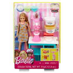 Mttfrh74 Barbie Stacie Breakfast Playset Baby Doll - 4 Piece