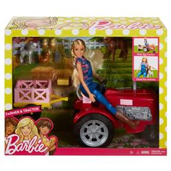 Mttfrm18 Barbie Doll With Tractor Baby Doll - 2 Piece