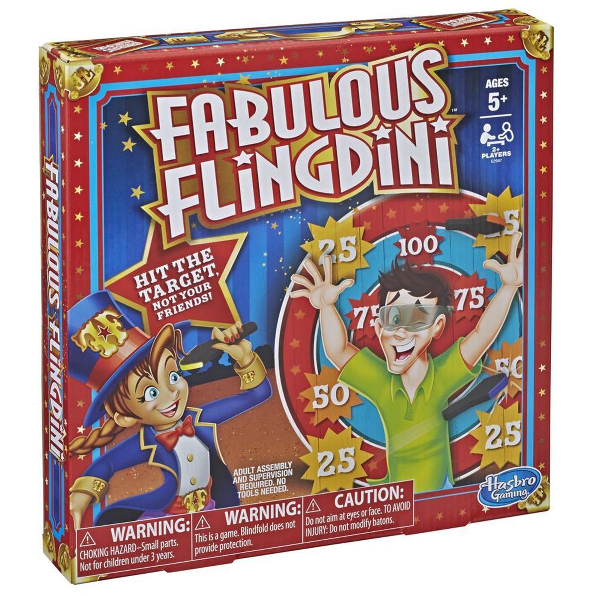 Hsbe2987 Fabulous Flingdini Board Game, 6 Piece