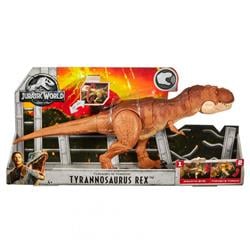 Mttfmy70 Jurassic World Thrash N Throw Tyrannosaurus Rex Figure - Pack Of 2