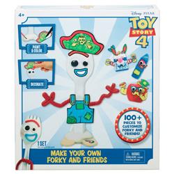 Mttgfl60 Disney Pixar Toy Story 4 Build Utensil & Friends - Pack Of 4