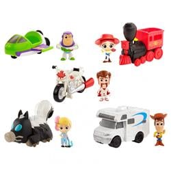 Mttgcy49 Toy Story 4 Assorted Mini Figures With Vehicle, Pack Of 8