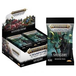 Pfiw82551 Age Of Sigmar Champions Trading Card Game Savagery Booster Pack