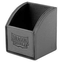 Atm40107 Dragon Shield Nest Deck Box - 100 Plus Double Sleeved Cards, Light Gray & Black