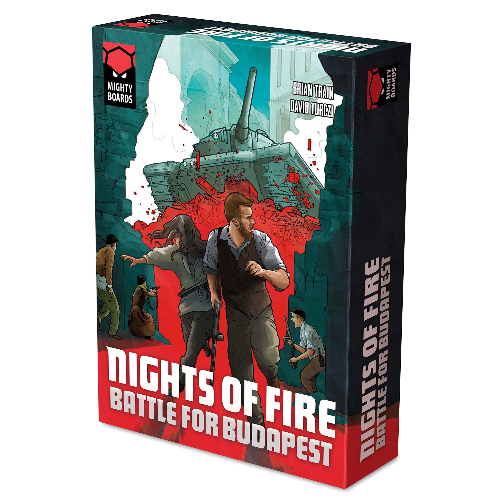 Mib1026 Nights Of Fire Battle For Budapest Board Game