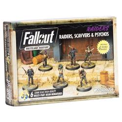 Muh051723 Fallout Wasteland Warfare Raiders Scavvers & Psychos Miniatures