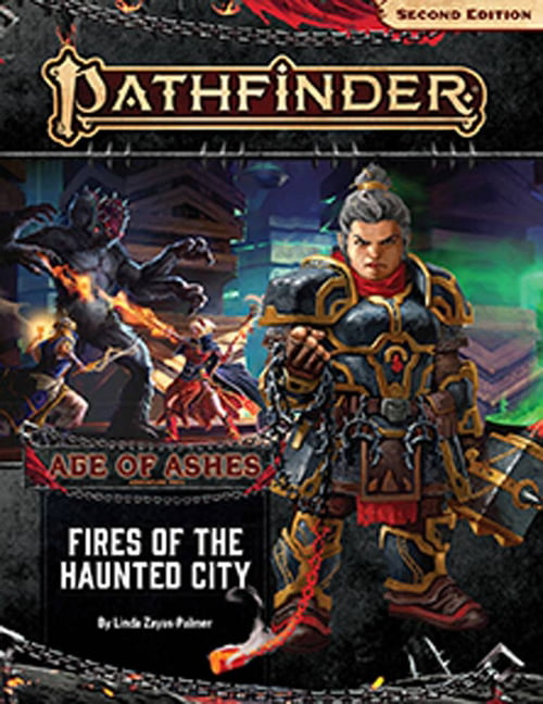 Pzo90148 Fires Haunted Adventure Path Finder Second Edition Game