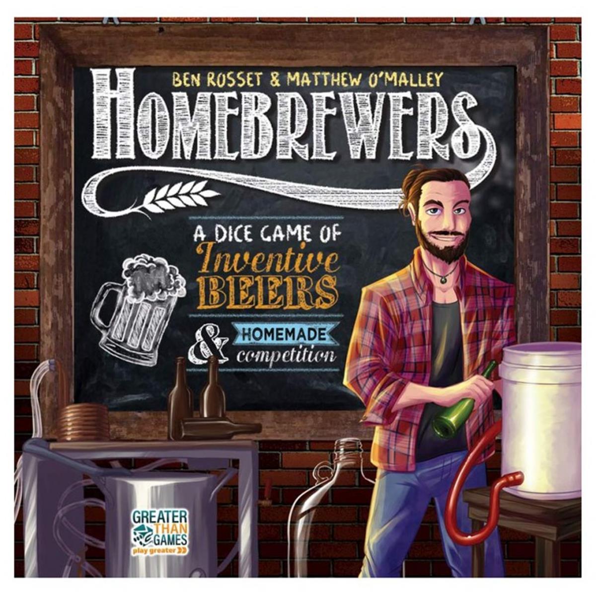 Dhmhbrwcore Homebrewers Engine-building & Dice-trading Game