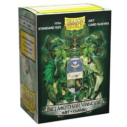 Atm12028 Dragon Shield Art King Mothar Coat-of-arms Card Games - 100 Count