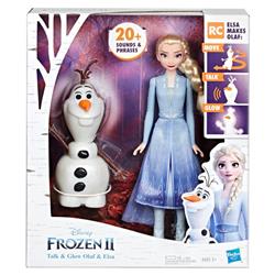 Hsbe5508 Disneys Frost To Forest Olaf & Elsa Dolls - 3 Piece
