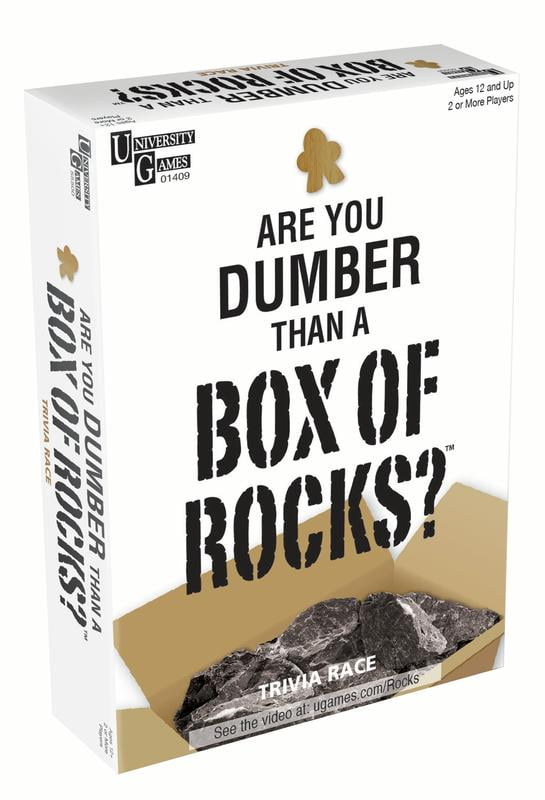 University Games Unv01409 Are You Dumber Than A Box Of Rocks Game