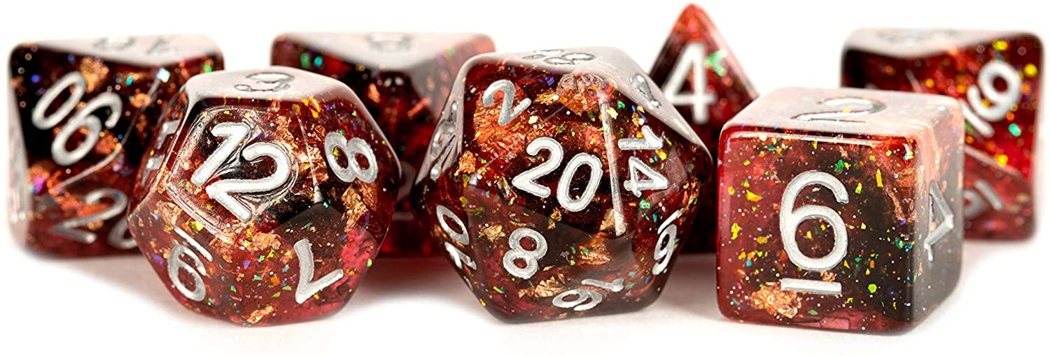LIC631 Eternal Fire Dice - Set of 7
