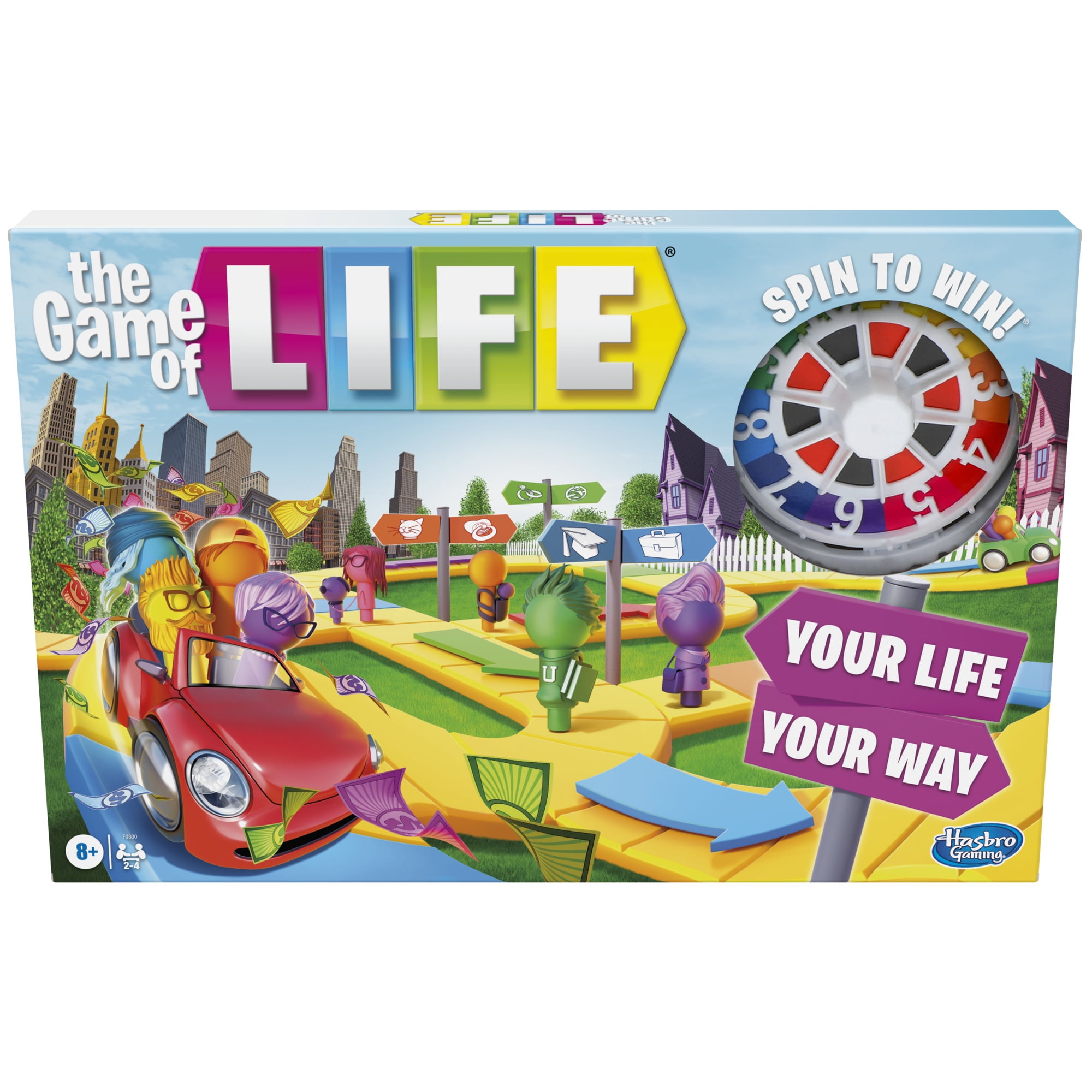 HSBF0800 The Game of Life Board Game for 2-4 Players