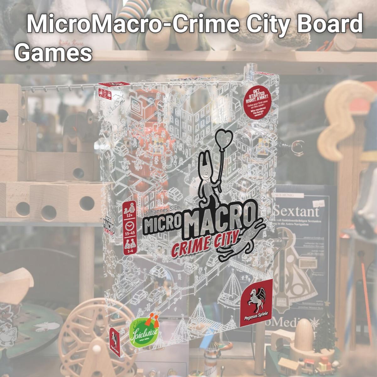 Picture of Pegasus Spiele PES59060E MicroMacro-Crime City Board Games