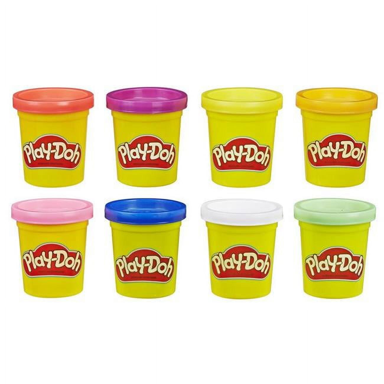 HSBE5062 Play-Doh Rainbow Non-Toxic Modeling Compound Toys, Multi Color - Pack of 8