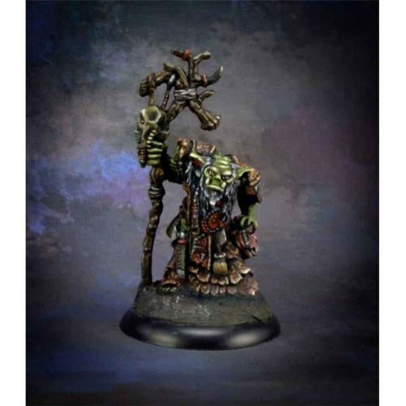 REM44004 Bones Black Orc Shaman Surkar Miniatures