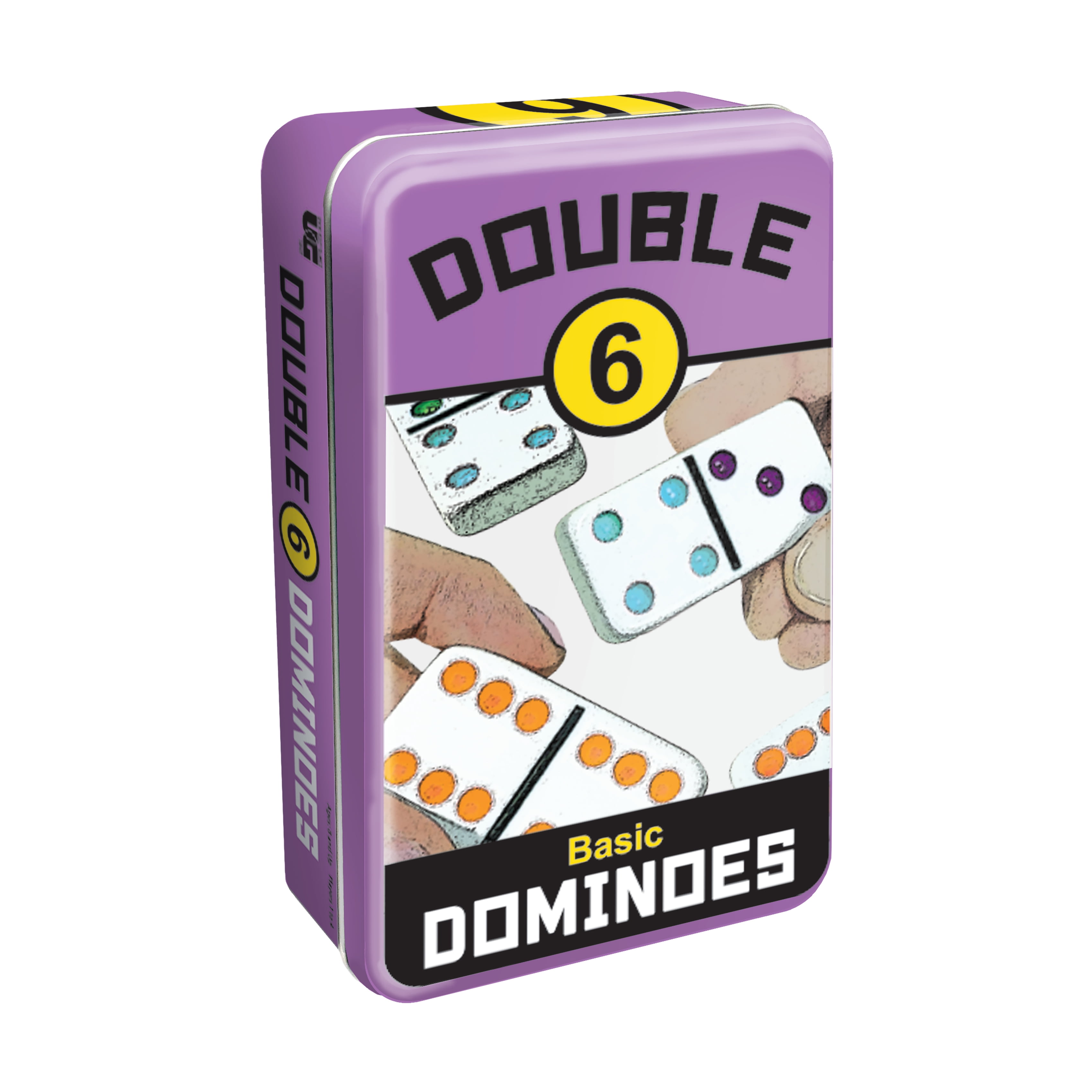 University Games UNV55401 Dominoes Double 6 Basic Board Game
