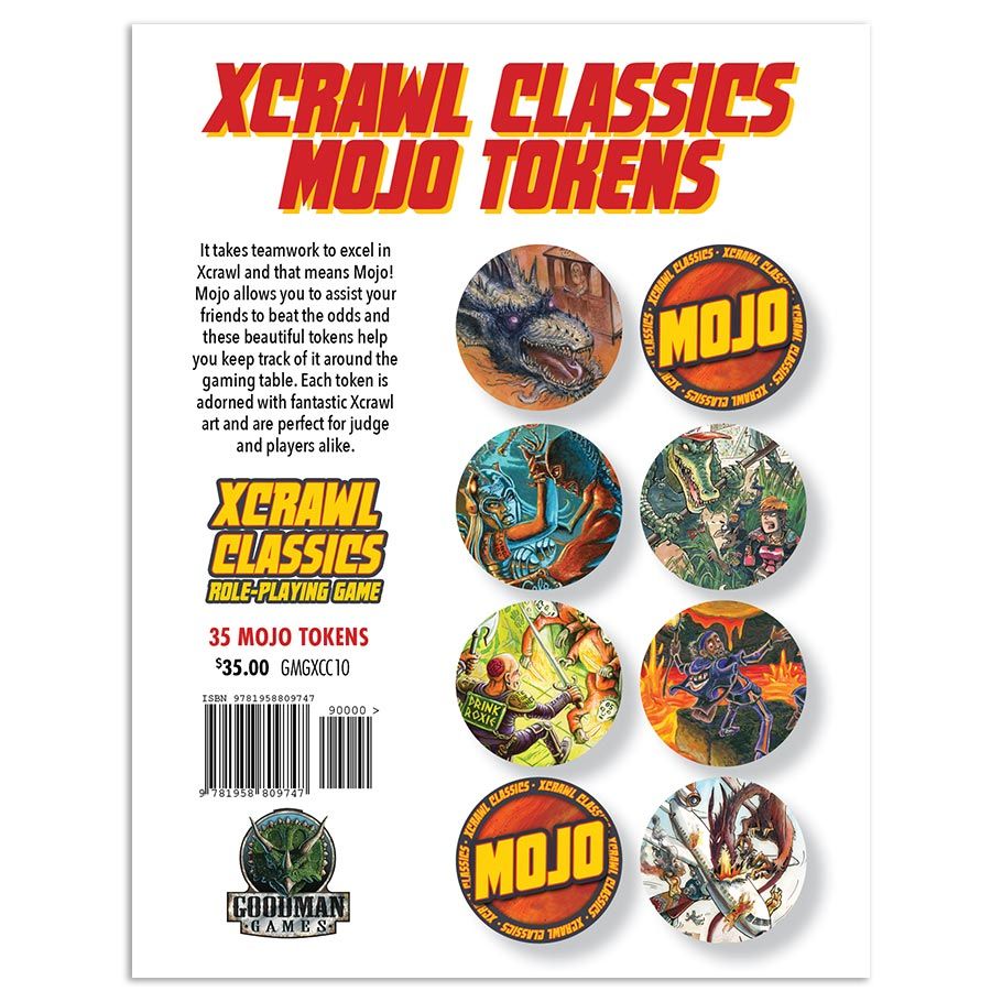 ISBN 9781958809747 product image for GMGXCC10 Xcrawl Classics Mojo Tokens Role Playing Games | upcitemdb.com