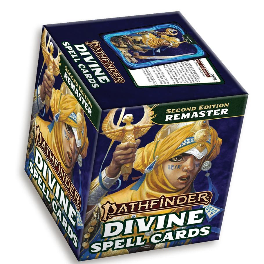 ISBN 9781640786141 product image for PZO10005-MC Pathfinder 2E - Divine Spell Cards - Remastered RPG Accessories | upcitemdb.com