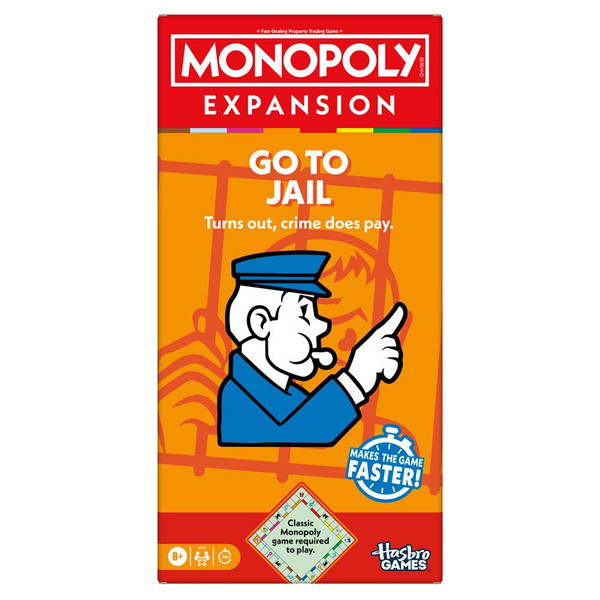 HSBG0719 Monopoly Go to Jail Expansion Board Game