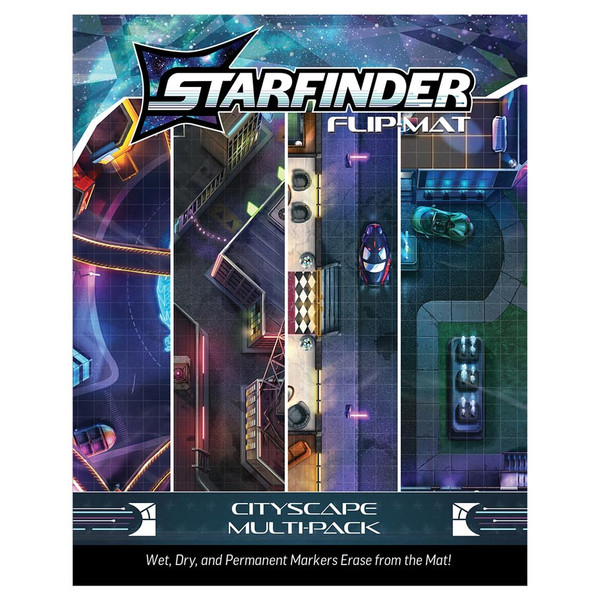 ISBN 9781640786790 product image for PZO21006-FM Starfinder 2E Flip-Mat Cityscape Multi-Pack Role Playing Game | upcitemdb.com