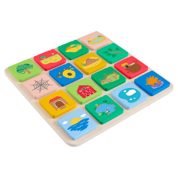 Fisher-Price MTTJFG09 Fisher-Price Wood Lift & Reveal Flip Board Toys - 7 Piece