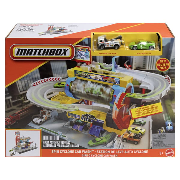 MTTJGB68 Matchbox Super Auto Center Toys - 2 Piece