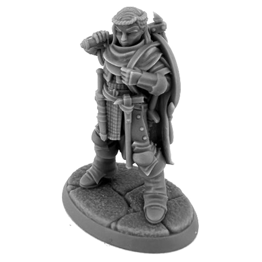 REM07136 Dungeon Dwellers-Thian Valand Human Cleric Miniature Figures