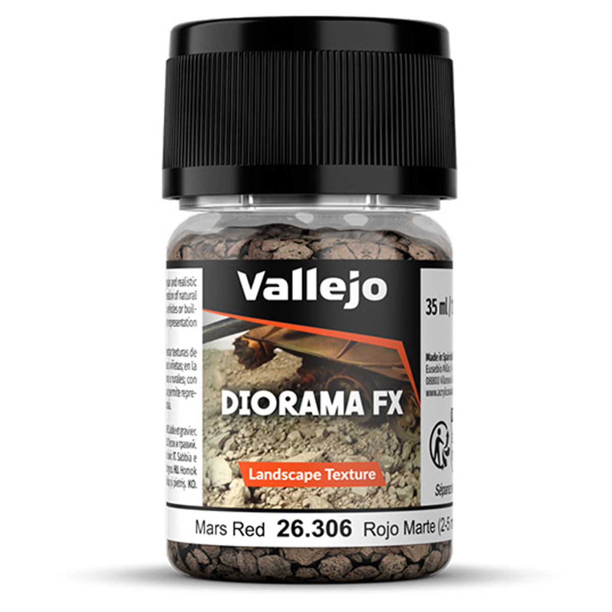 VJP26306 2-5 mm - 35ml Diorama Effects Landscape Paint - Mars Red