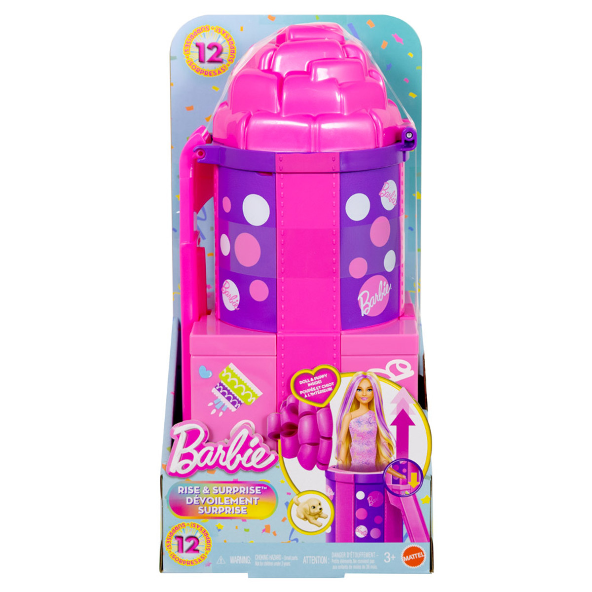 MTTJKF66 Barbie - Party Unboxed Birthday Surprise Figures - 2 Piece