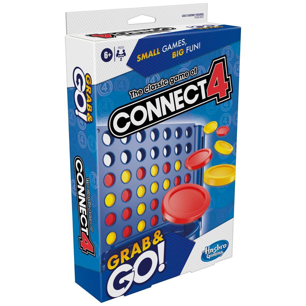 HSBF8253 Connect 4 Grab & Go Travel Board Game - 6 Piece