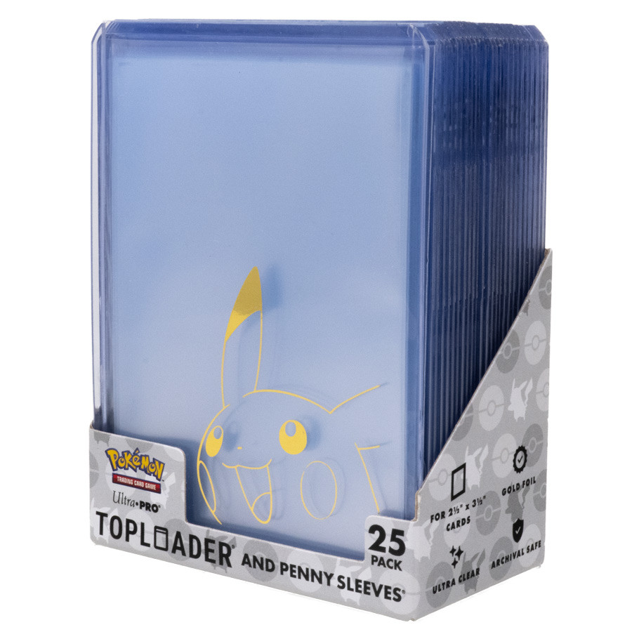 Pikachu & Penny Sleeves Combo Top Loader Card Set - Pack of 25