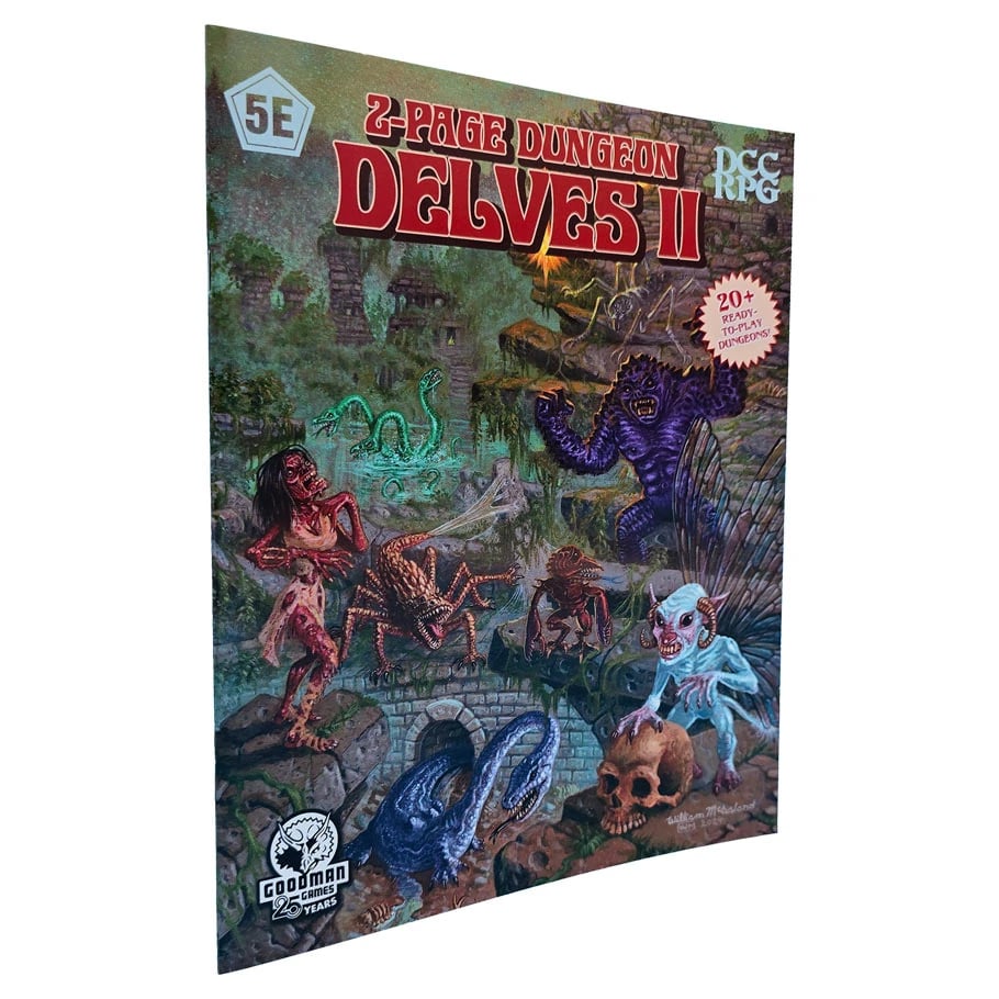 GMG50111 No.2 Dungeons & Dragons 5E 2-Page Dungeon Delves Role Playing Game