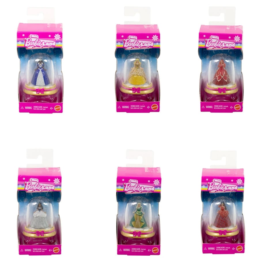 MTTJGW00 Barbie-Mini Seasonal Assortment Action Figures - 6 Piece