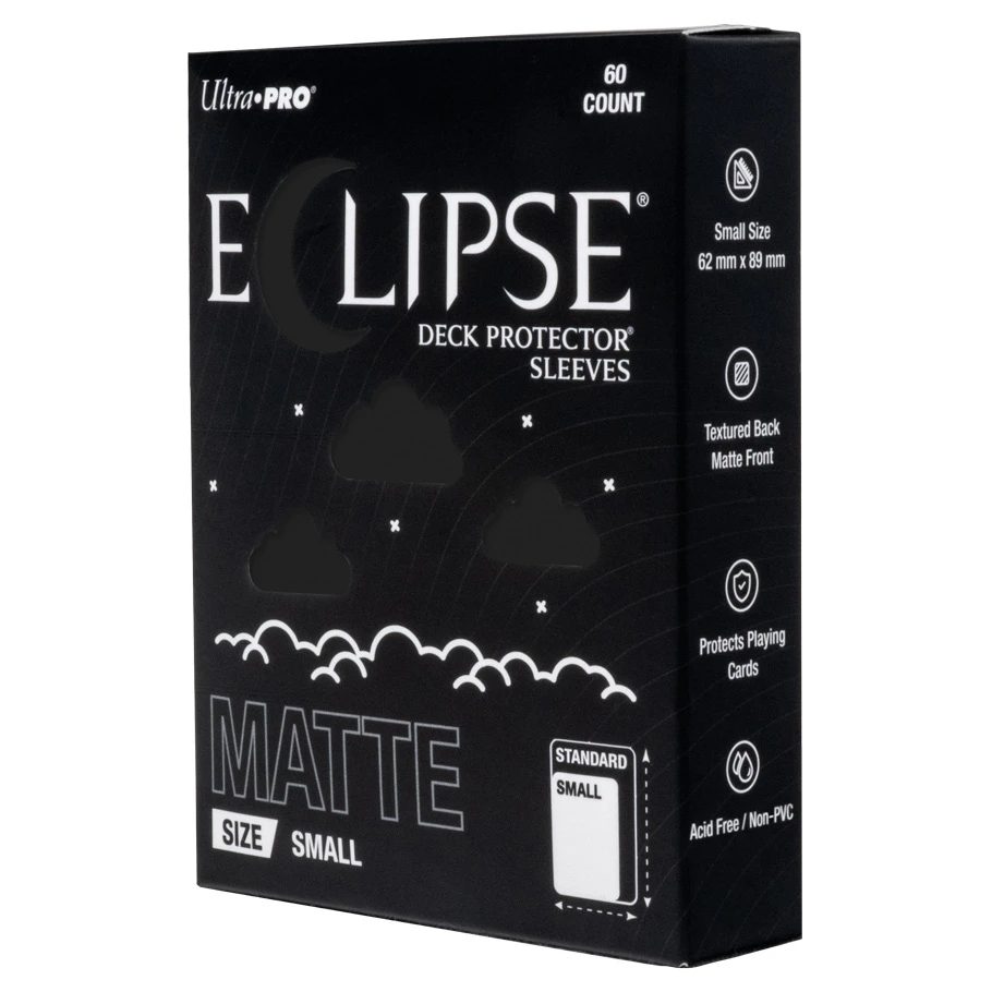 ULP16690 Eclipse-Matte Small Jet Black Deck Protector - 60 Piece