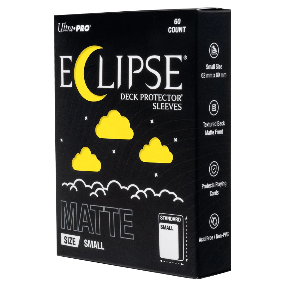 ULP16697 Eclipse-Matte Small Deck Protector, Lemon Yellow - 60 Piece