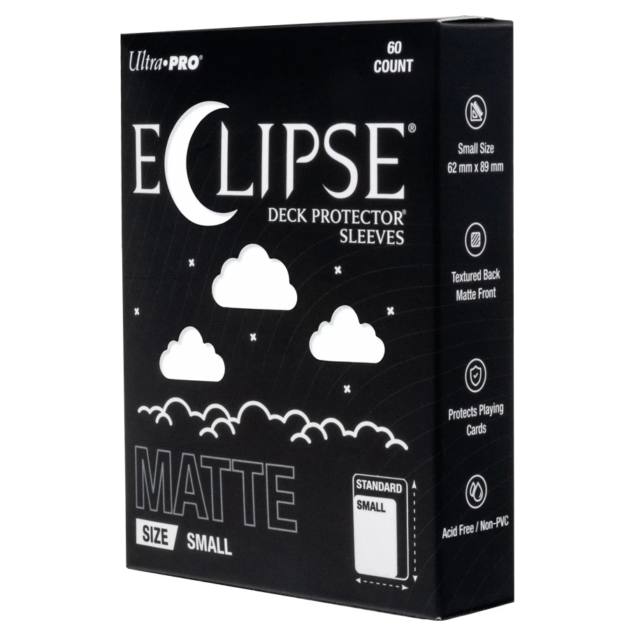 ULP16691 Eclipse-Matte Small Arctic White Deck Protector - 60 Piece