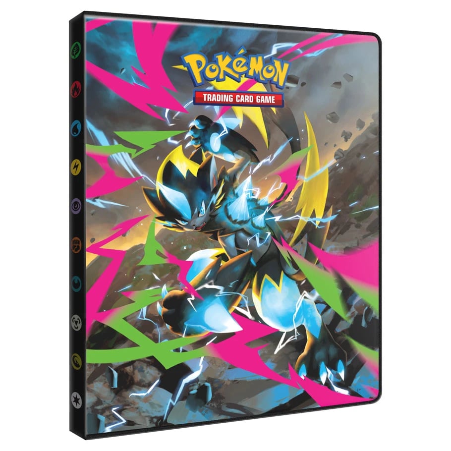 ULP16921 Pokemon Mega Evolution Pit Black Portfolio Binder - 4 Pocket