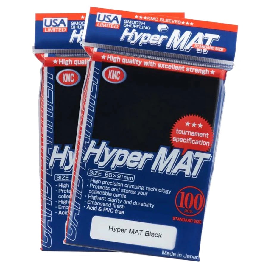 EAN 4521086002017 product image for KMCHM2017 Deck Protector-Hyper Mat, Black - 100 Piece | upcitemdb.com