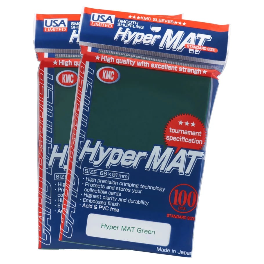 EAN 4521086002062 product image for KMCHM2062 Deck Protector-Hyper Mat, Green - 100 Piece | upcitemdb.com