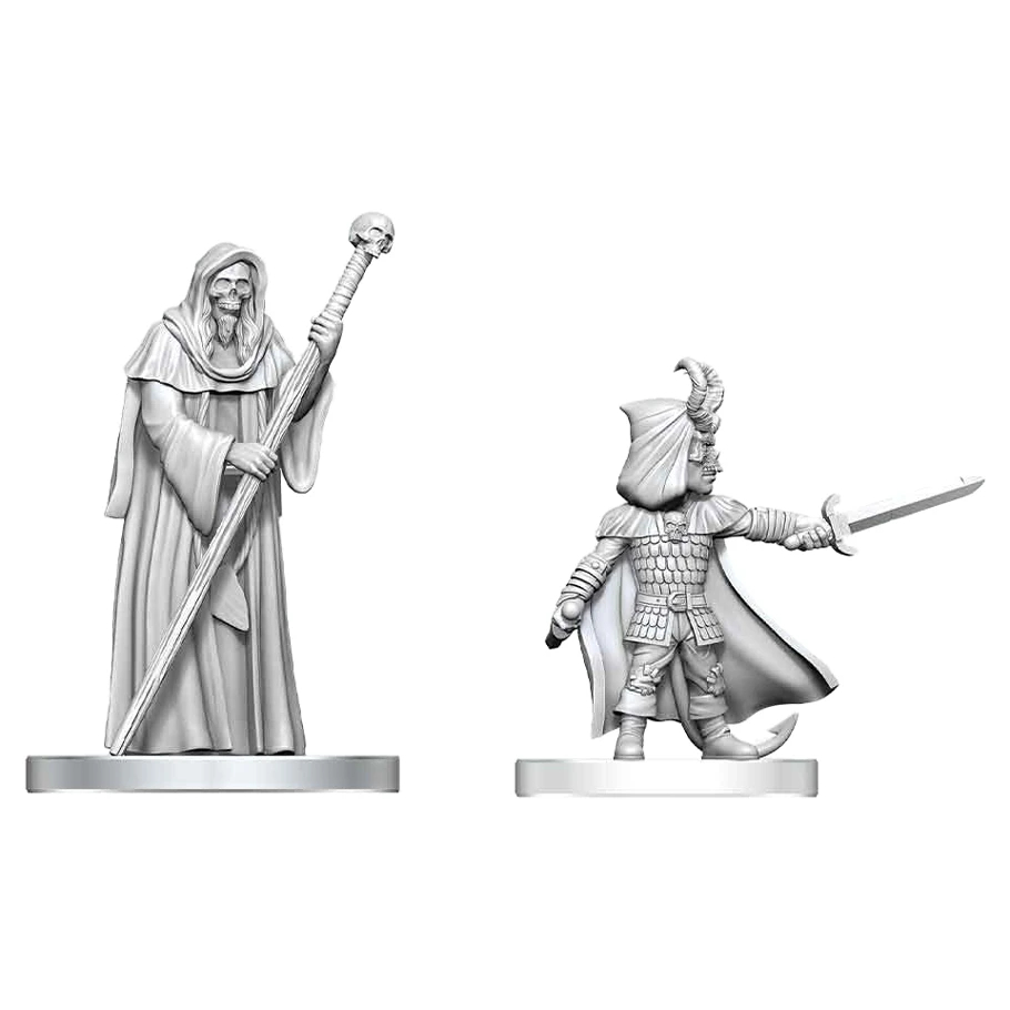 WZK90890 Dungeons & Dragons-Nolzurs Cultist of Bhaal & Cultist of Myrkul Marvelous Miniatures Action Figures
