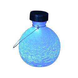 Sl-sv03bll Goblet Solar Lantern - Blue