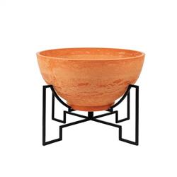 Achla Fb-53-s Jane Planter Ii With Stand, Terracotta