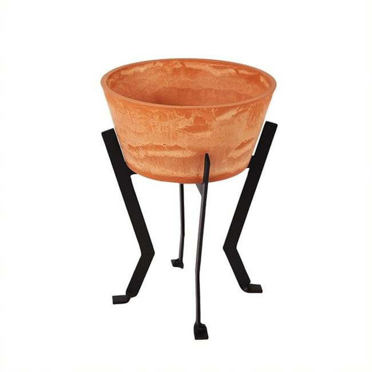 Achla Fb-58-s Denise Planter Ii With Stand, Terracotta