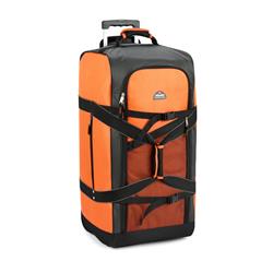 Achim Duff30or06 30 X 14 X 18 In. Polaris Mega Wheeled Duffel Bag, Orange